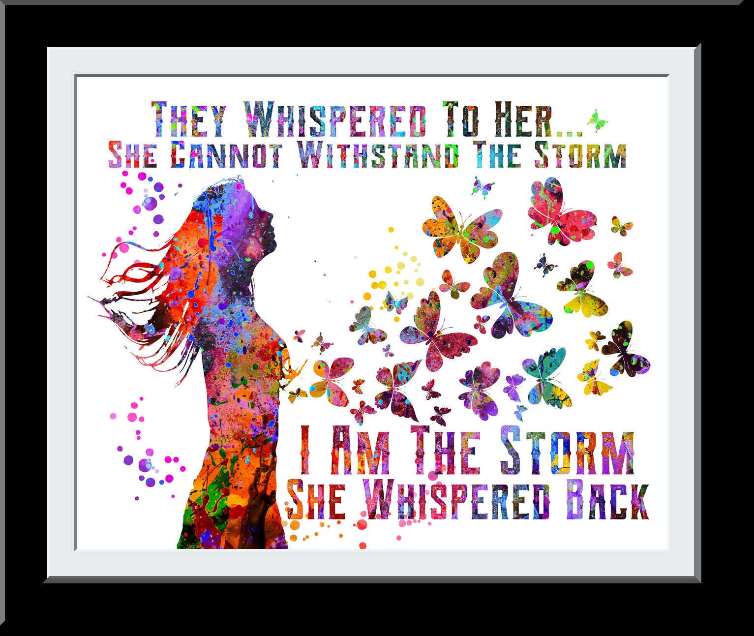 Motivations-Wandteppich – 152 X 127 Cm, Mit Inspirierendem Spruch, Aus Polyester