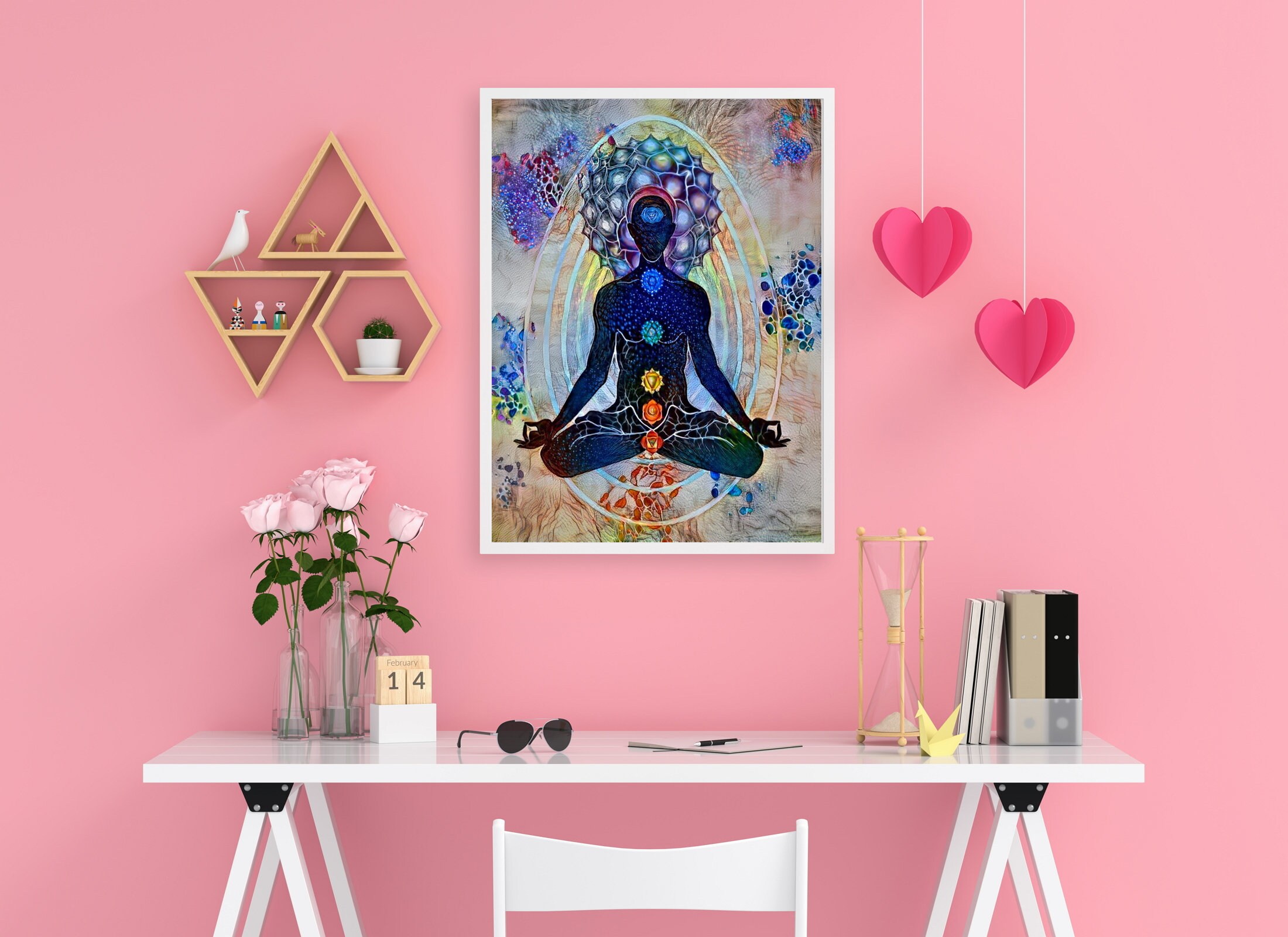 Yoga Studio Wall Hanging Decor Meditation Poster Wall Art Etsy