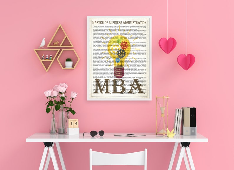 MBA graduation gift , MBA gift, Gift card, mba graduation, gift for a him, Mba graduate, Mba gift man, Mba grad, MBA graduate gift Prints image 3
