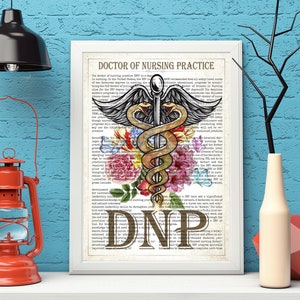 DNP Graduation Gift Nurse Graduation Medical Print Nursing Decor Dnp Gift Doctor of Nursing Practice Print DNP Graduation Gift DNP Gift Idea