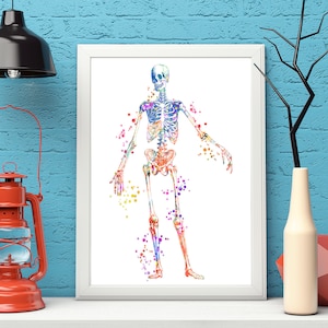 Art Prints Medical Human Skeleton Art Print Anatomy Abstract Art Body Art Medical Art work Office decor Doctor Nurse Digital Download Gifts