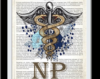 NP Gift, Nurse Practitioner Print, Registered Nurse, Nurse Appreciation Gift, Nurse Office Decor, Nurse Print, Nurse Art, Poster, Wall Art