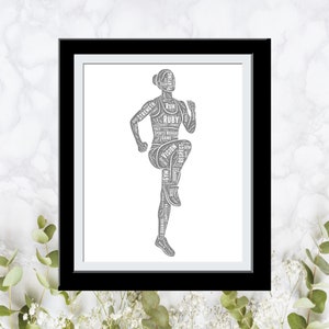 Personalized Athletic Gift, Gift for Athletic Coach, Gift for her, Athletic Trainer Gifts, Personal Trainer Gifts, Word Art