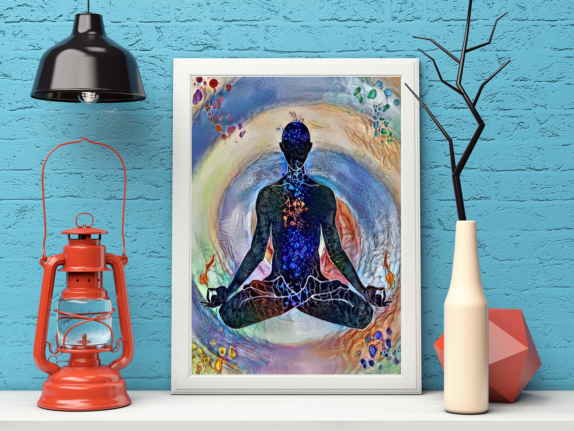 Kriya Yoga Wall Art Yoga Studio Decor Yoga Art Print Etsy