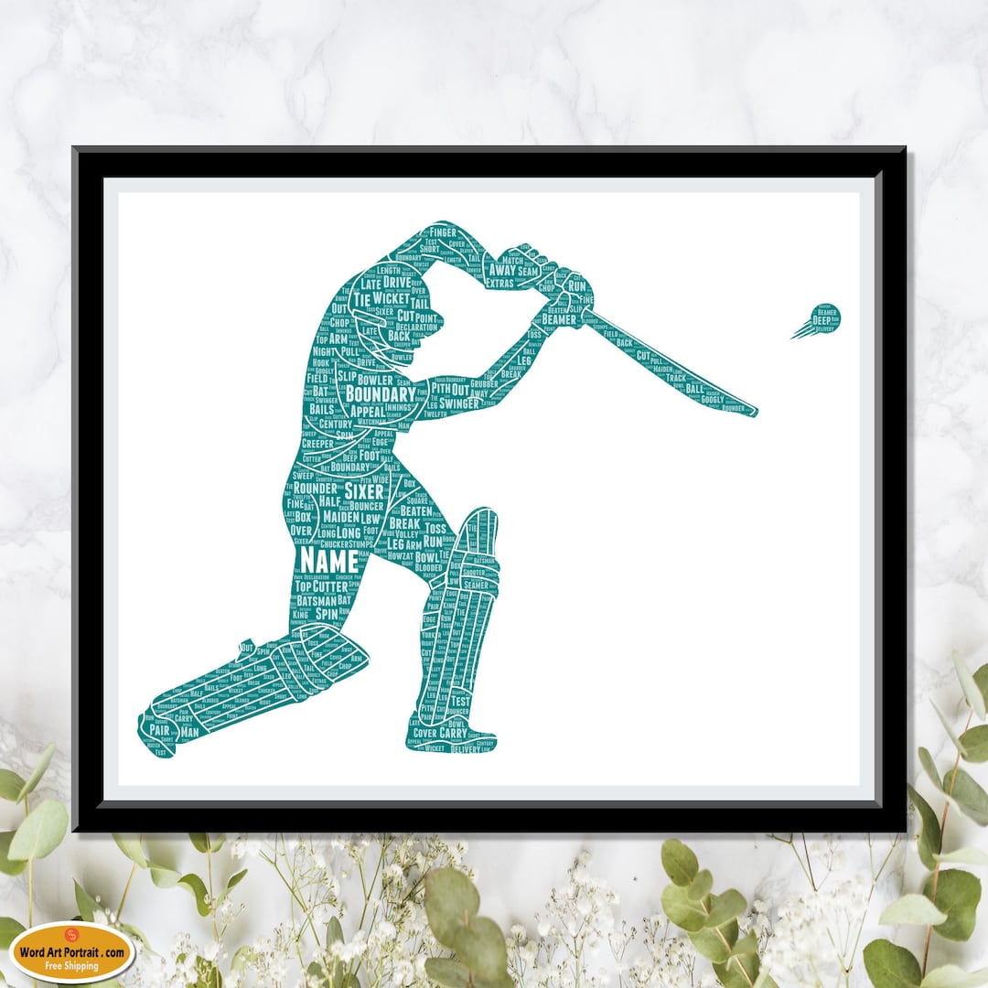 Cricket Tragetasche Baumwolle – Geschenk Für Cricket-Fans, Wasserabweisend