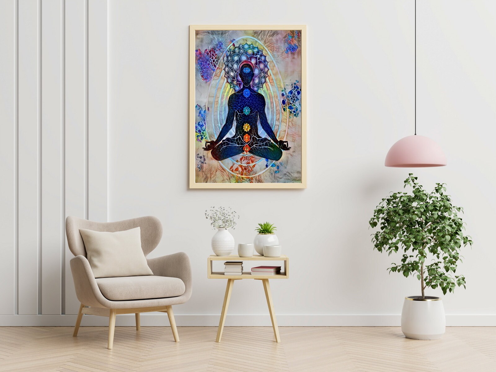 Beautiful Esoteric Concept Of Meditation Yoga Wallpaper - Magic Decor