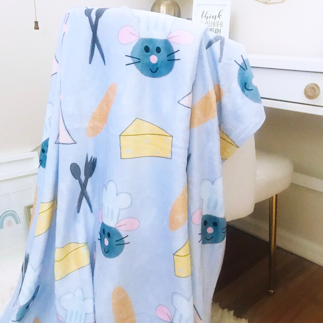 Ratatouille Fleece Throw Remy Disney Throw Blanket Etsy