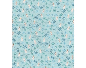 Frozen Let it Snow Throw Blanket Olaf Winter Snowflakes Frozen Fleece Throw Blanket