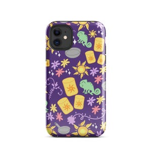 Tangled Lila Mobilskal med Pascal Flytande Lyktor Disney Tough Case för iPhone®