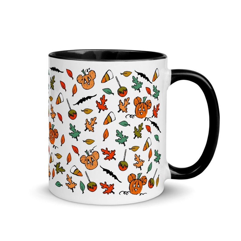 Boo to You Mug Disney Halloween Sketch Mickey Pumpkin Mug With Etsy