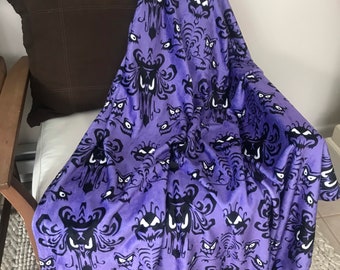 Disney's Haunted Mansion Fleece Throw Banket Disney Haunted Mansion Home Throw Blanket