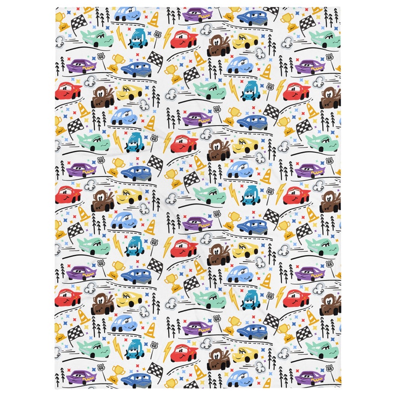Cars Disney Blanket Disney Throw Blnaket Lightning McQueen Disney Gift Blanket