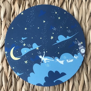 Tappetino per mouse Peter Pan, ispirato al film Disney "Off to Neverland"