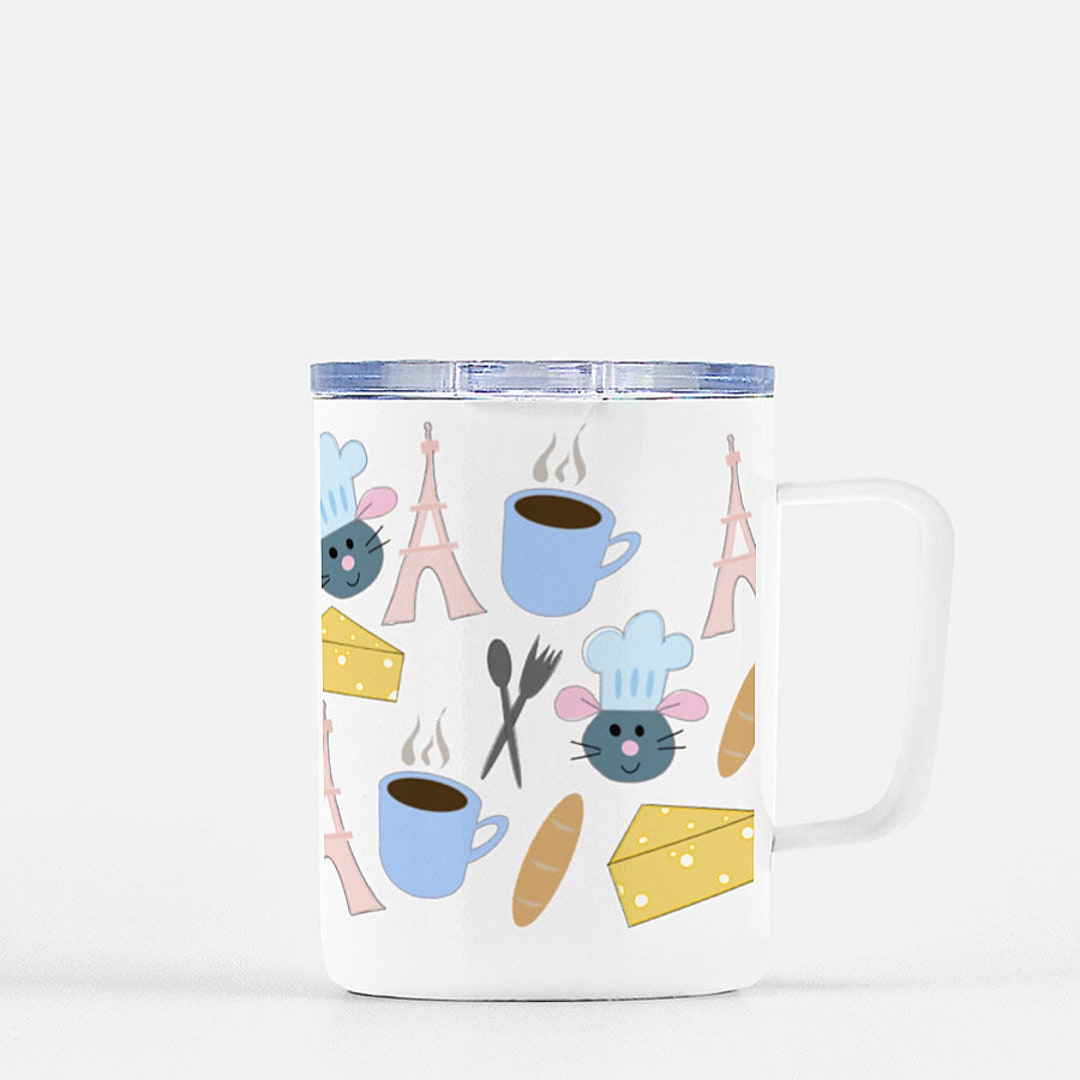 Disney Ratatouille Mug Remy Disney 10 Oz Insulated Travel Mug With