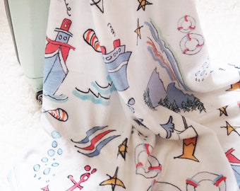 Disney Cruise Line Sketch Throw Blanket