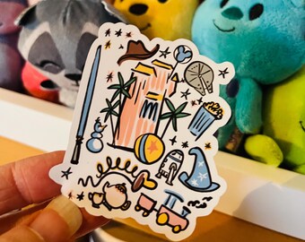 Hollywood Studios Park Sticker WDW Vinyl Sticker for Notebooks, Water Bottles and More