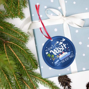 Disney Wish Personalized Ornament Disney Cruise A Dream is a Wish Your Heart Makes Wish Cruise Acrylic ornament