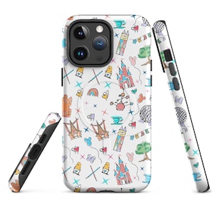 Disney MagSafe WDW iPhone Disney Parks Sketch Icons Florida Disney MagSafe® tough case for iPhone®