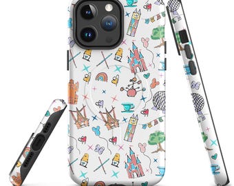 ディズニーワールドiPhoneケース ディズニーのアトラクション、パーク