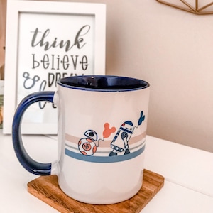 Star Wars Mug Best Day Ever with BB8 and R2D2 Disney Sketch Balloon Coffee Cup