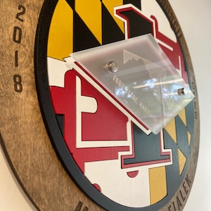 Military Going Away Plaque | FIRST SERGEANT | Retirement Gift For Military | Custom Military | Farewell Gifts | Maryland