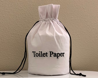 Spare Toilet Paper, Toilet Paper Cover, Toilet Paper Storage, Toilet Paper Roll Cover, Toilet Tissue Sack, Toilet Paper Cover Spare Roll Bag