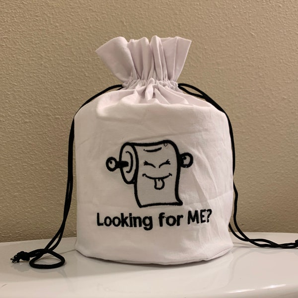 Spare Toilet Paper, Toilet Paper Cover, Toilet Paper Storage, Toilet Paper Roll Cover, Toilet Tissue Sack, Toilet Paper Cover Spare Roll Bag