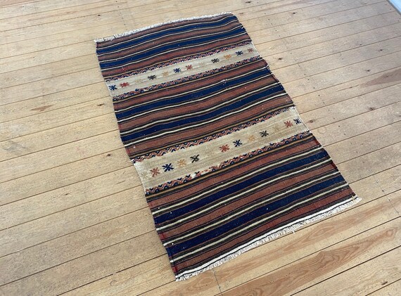 Vintage Turkish Anatolian Hand Knotted Wool Rug, 2'4X3'7