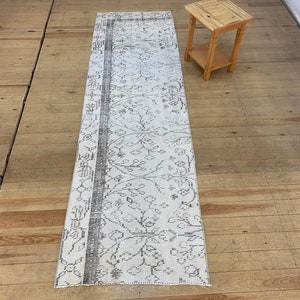 türkischer Läufer,2'3x7'8 Füße,türkischer Teppich,Oushak Läufer,schmaler Läufer,gedeckter Teppich,Notteppich,Küchenläufer,antiker Teppich,