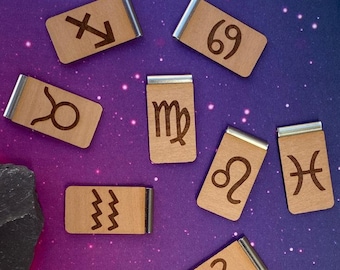 Astrology Bookmarks - Personalised Bookmarks - Great Gift - Astrology - Star Signs - Astrology Gift - Bookmark - Slide on Zodiac Bookmarks