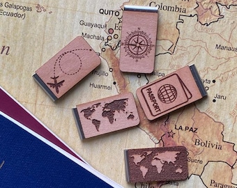 Marcador de viaje - Viajero - Pasión por viajar - Pasaporte - Descubre el mundo - Libertad - Turismo - Destino - Mapa mundial