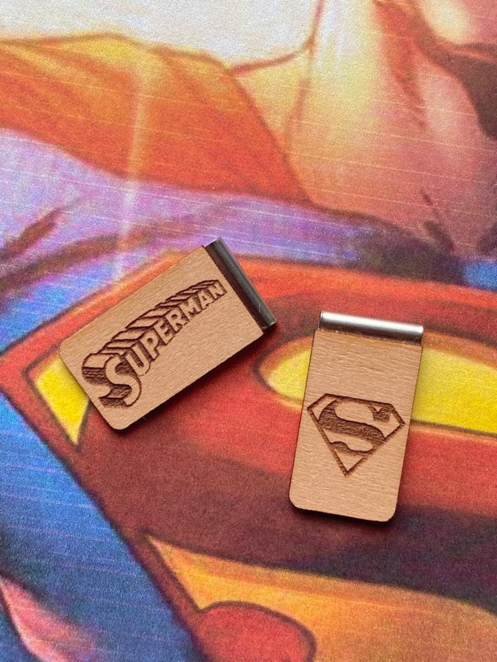 Superman Bookmark Superman Superhero DC Comics | Etsy