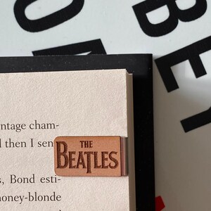 Beatles Bookmark Abbey Road Zebra Crossing Liverpool John Lennon Paul McCartney Ringo Starr Bookmark Slide on Bookmarks Beatles