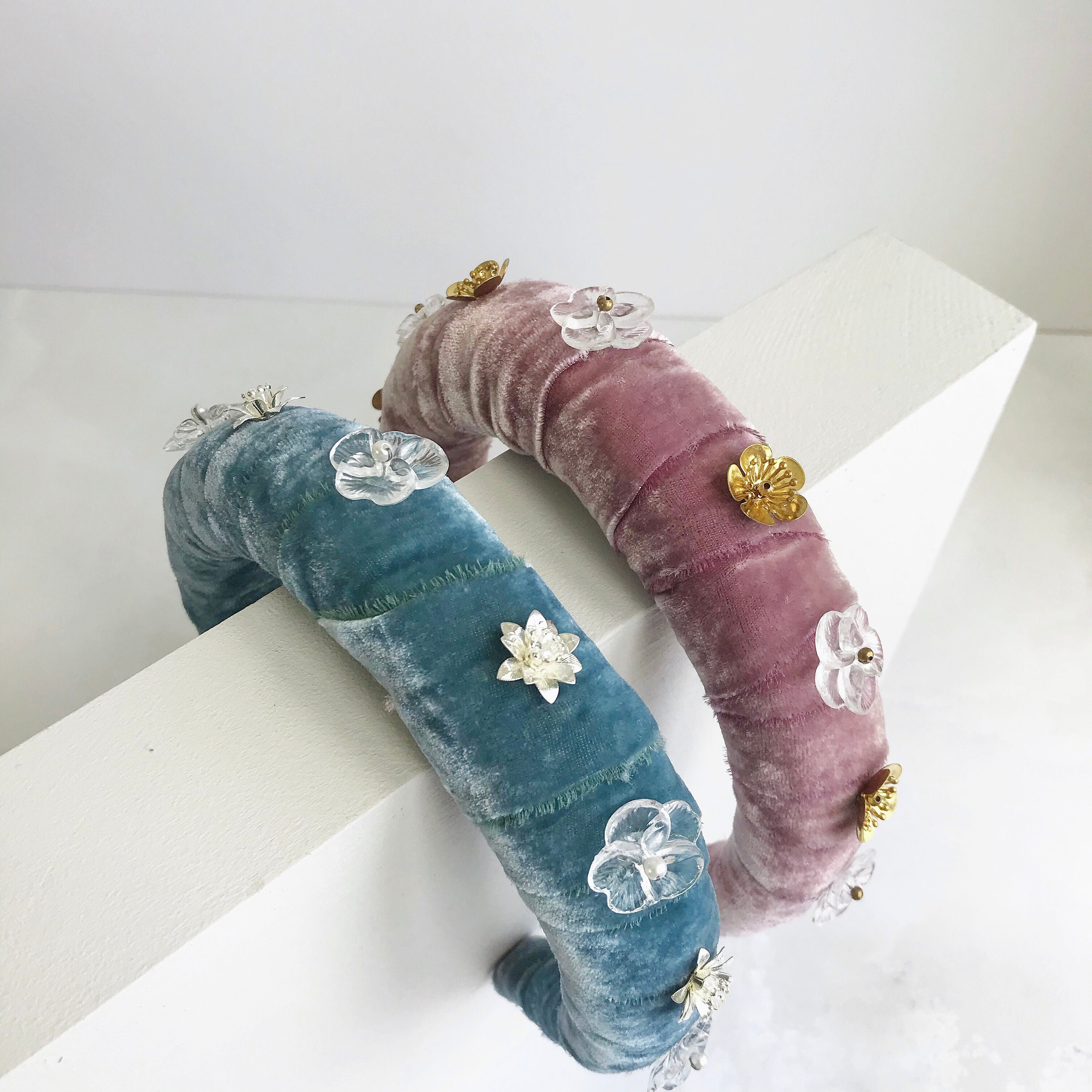 Statement Velvet Flower Headband - Etsy display picture 3