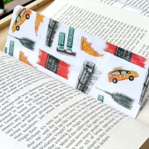New York Illustrated Bookmark, Subway Art Bookmark, New York Things Bookmark, Gift from NYC, New York Bookmark Set, Smart Quote Bookmark