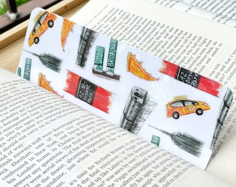 New York City Illustrated Bookmark: Watercolor Art