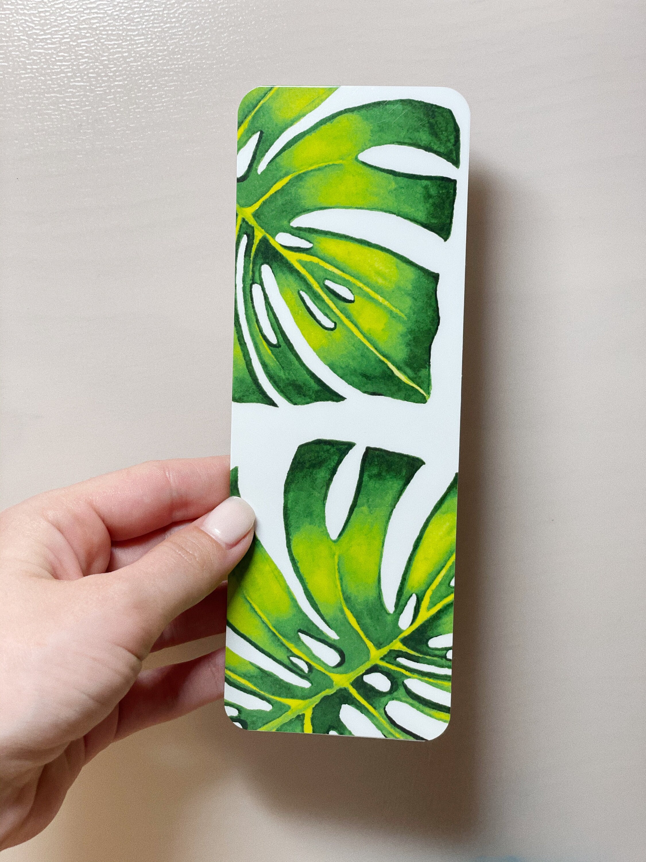 Monstera Bookmark Plant Bookmark Botanical Bookmark Etsy UK