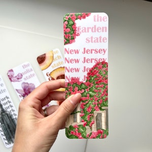New Jersey Bookmark: Watercolor Garden State Gift