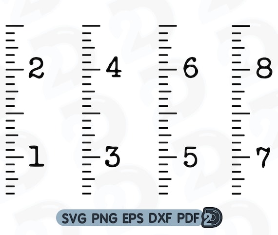 Download Growth Chart Svg Cut Files Growth Ruler Wall Ruler Etsy