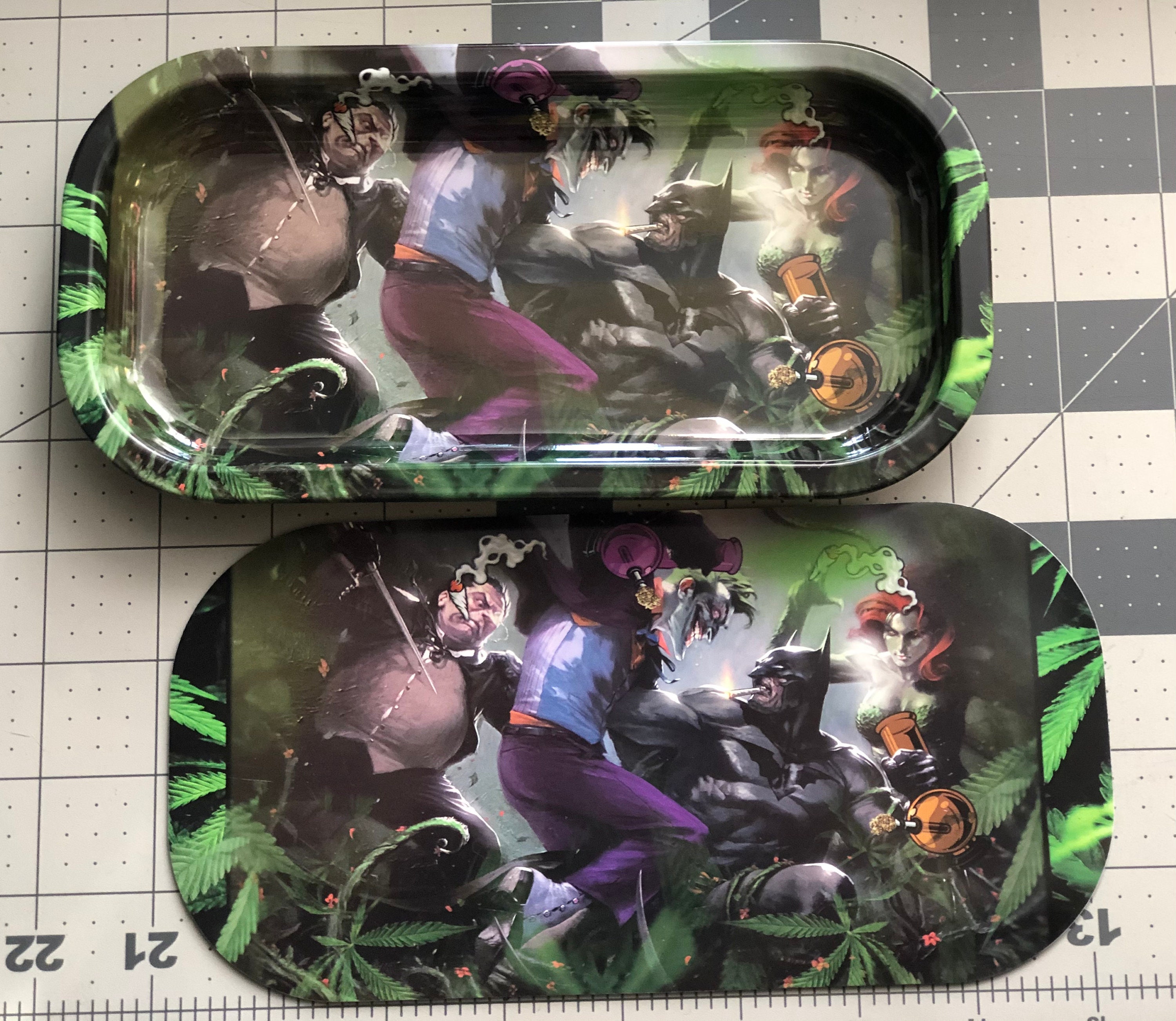 Batman rolling tray Joker rolling tray penguin poison ivy Etsy
