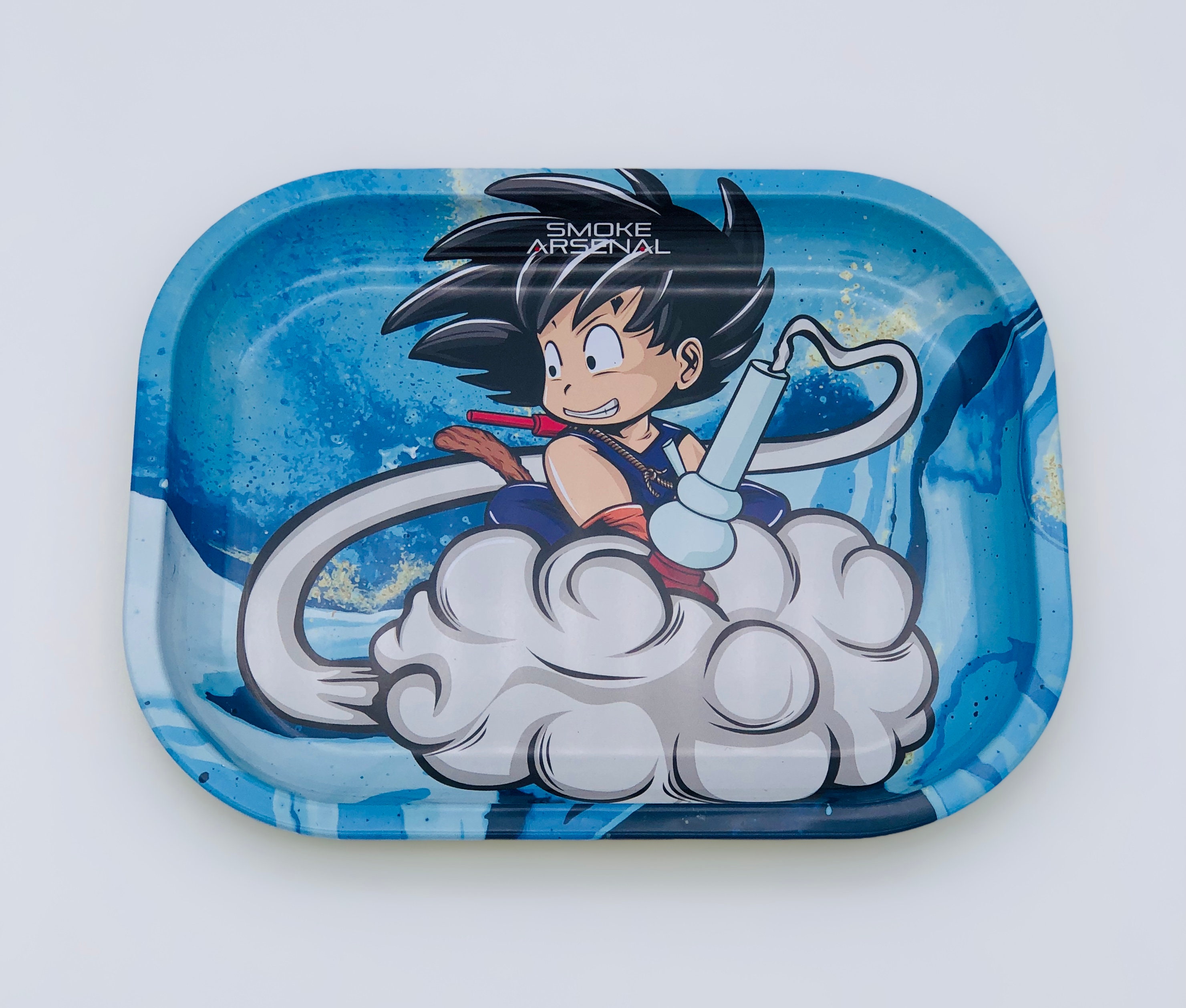 Goku metal rolling tray dragon ball Z rolling tray Etsy