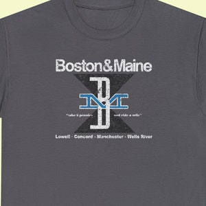 Boston and Maine Railroad BM shirt - a classic train lover gift, perfect for any railfan