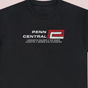 Black/Red 'P' Penn Central Railroad t-shirt