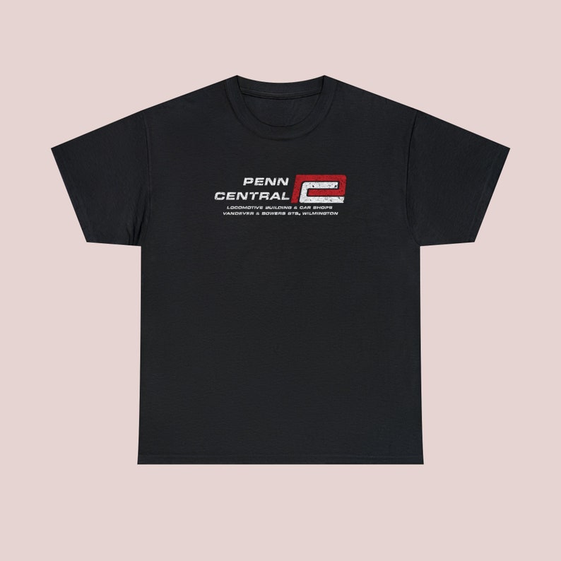 Black/Red 'P' Penn Central Railroad t-shirt