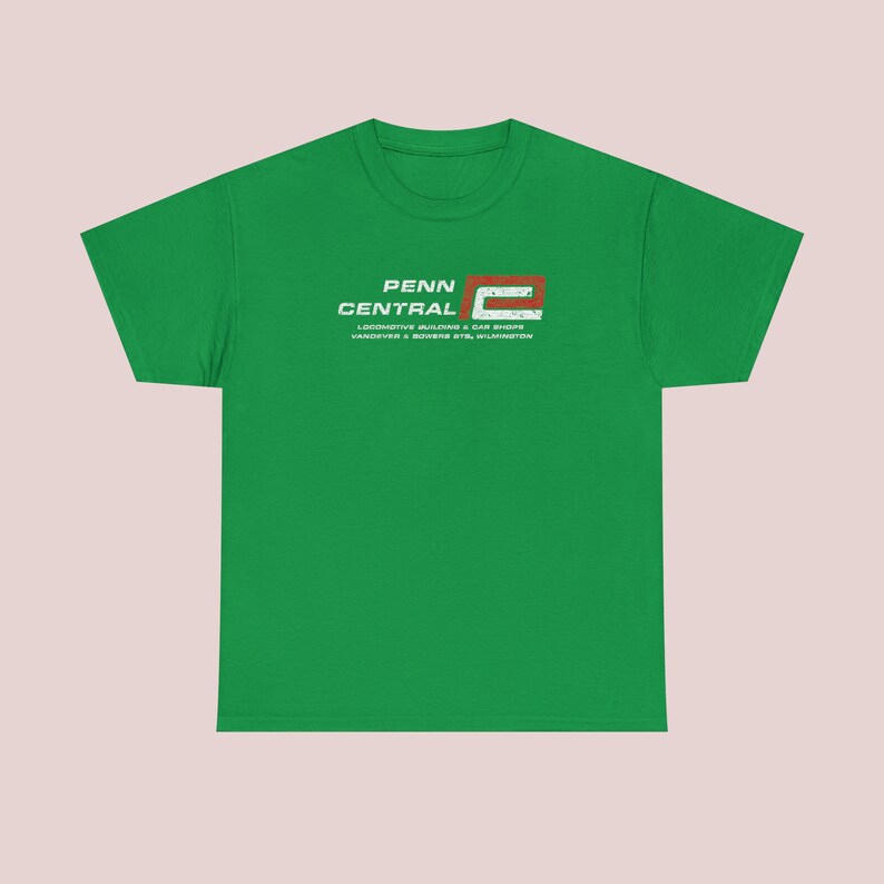 Green/Red 'P' Penn Central Railroad t-shirt