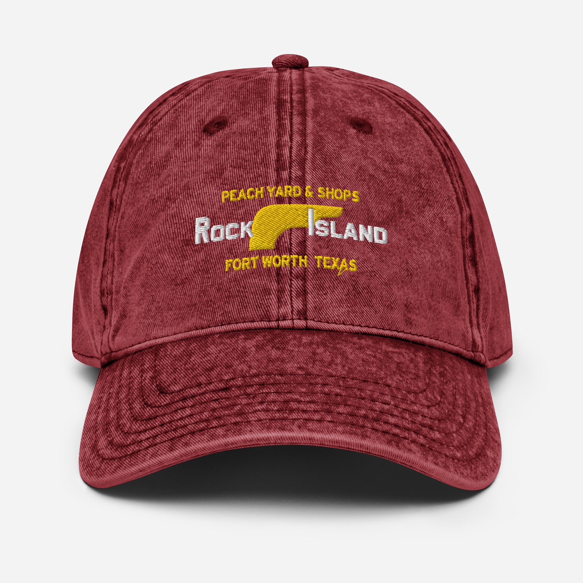 Railroad Train Hat Embroidered Railway 
