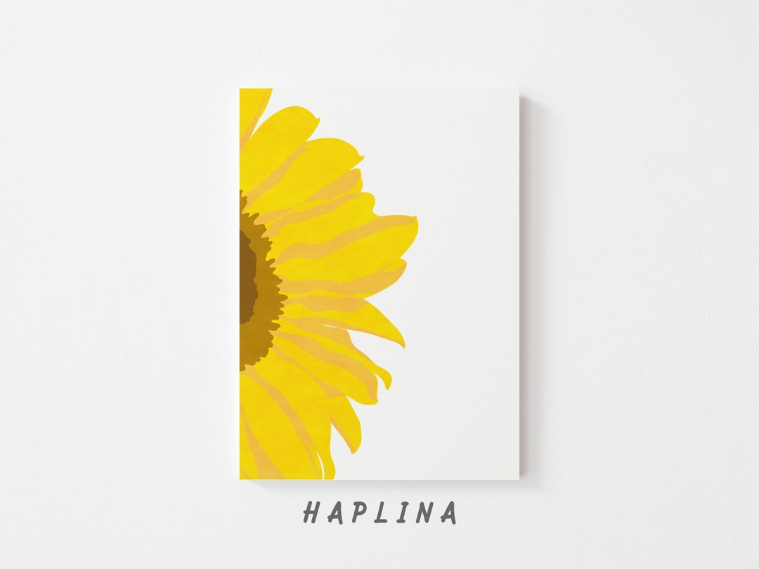 Printable Wall Art Sunflower, Sunflower Wall Art, Sunflower Print ...