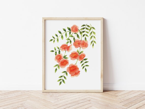 Printable Wall Art Flower Floral Wall Art Flower Print - Etsy