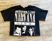 Nirvana Seattle Concert Crop Top