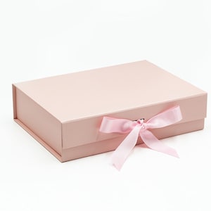 Magnetic Gift Box with Matching Ribbon Collapsible Magnetic Front Flap Closure Unbranded Premium Finish 9.25*6.7*2.36in